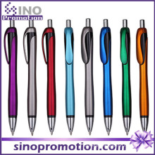 Metal Luster Ballpoint Pen Plastic Cheap Ball Pen